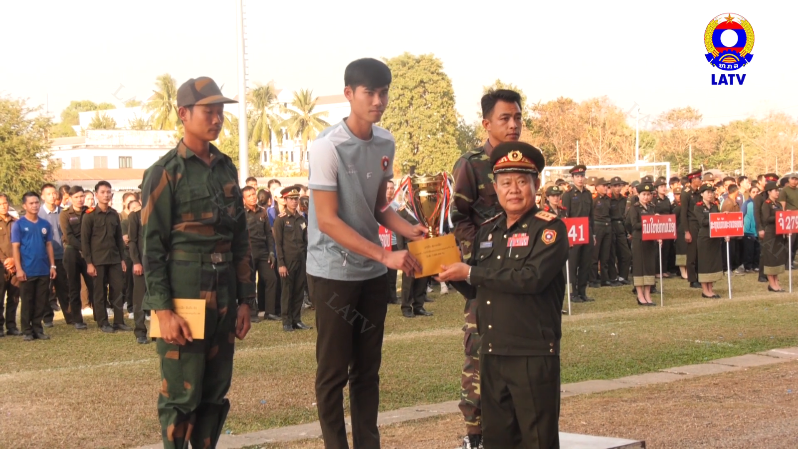 ພິທີປິດການແຂ່ງຂັນກິລາການທະຫານ,ຍິງປືນທະຫານຮາບ ແລະ ກິລາມວນຊົນ…