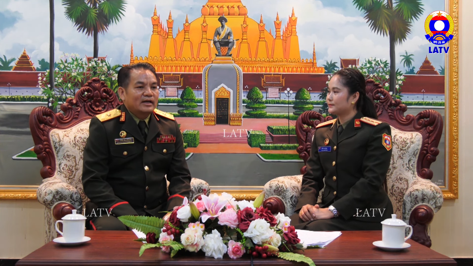 ບົດສົນທະນາສະຫາຍພົນຈັດຕະວາ ຄຳສິງ…