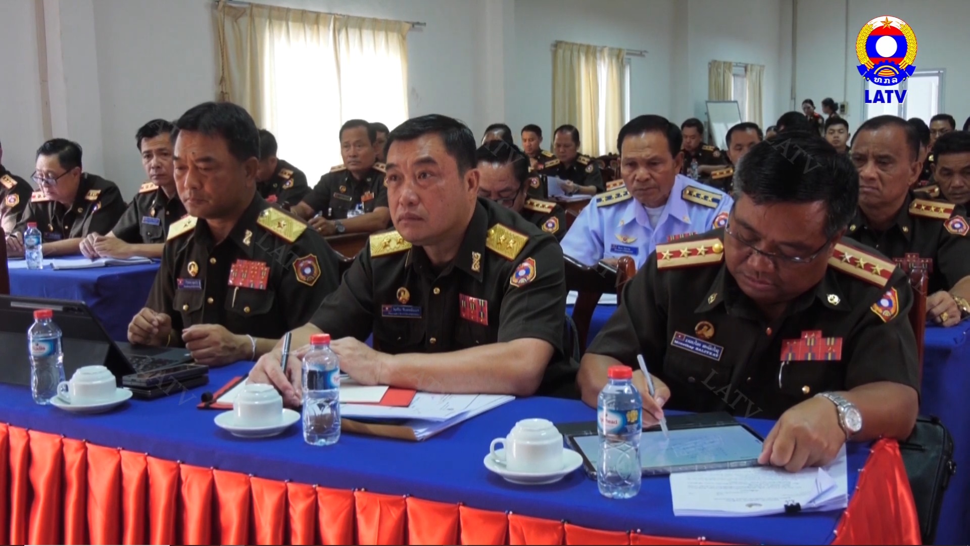 ກອງປະຊຸມລາຍງານການກະກຽມການເຝີກຊ້ອມຮ່ວມ ລາວ-ຣັດເຊຍ “ລາໂຣສ 2025”